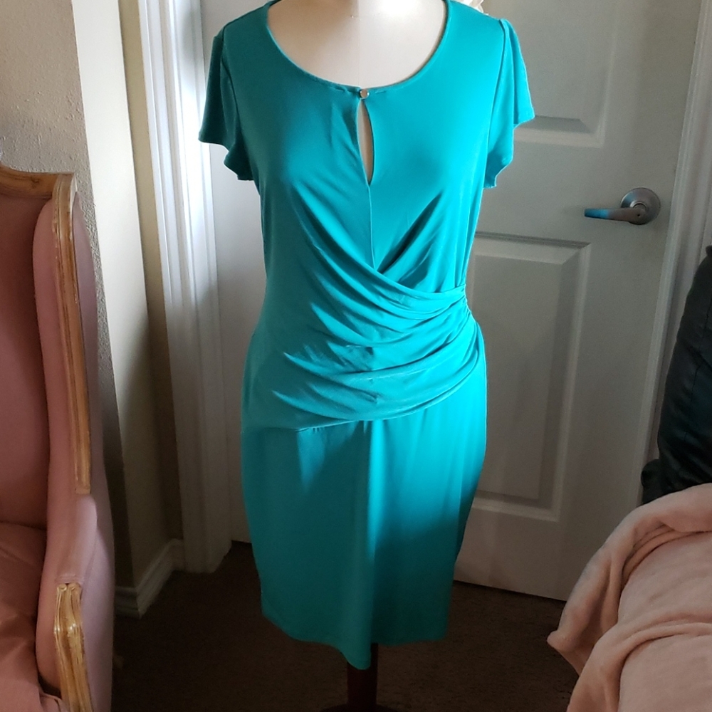 Turquoise dress